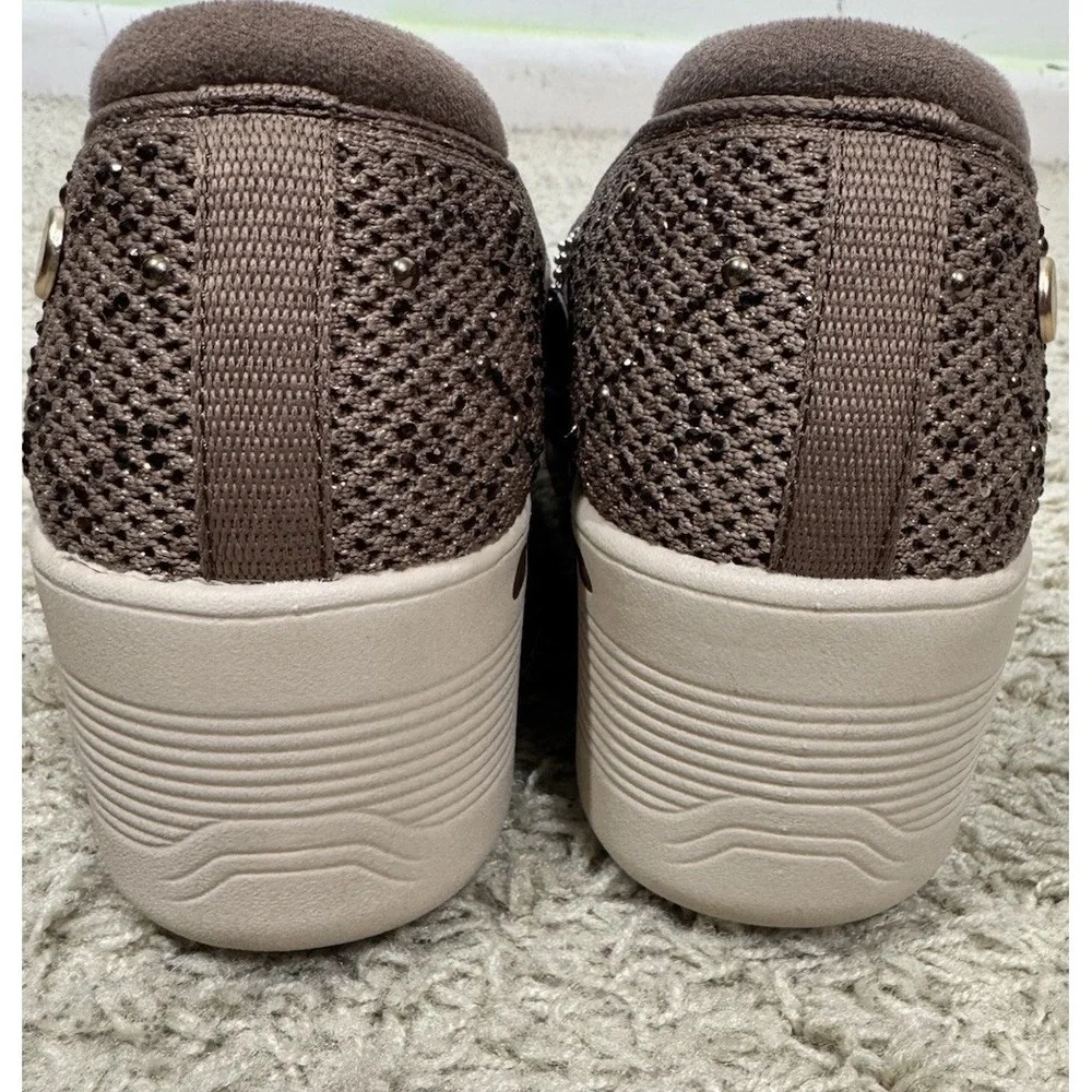 Skechers Martha Stewart Pier-Lite Reflection Slip-On Wedge Shoes Size 8 Brown - Picture 7 of 13
